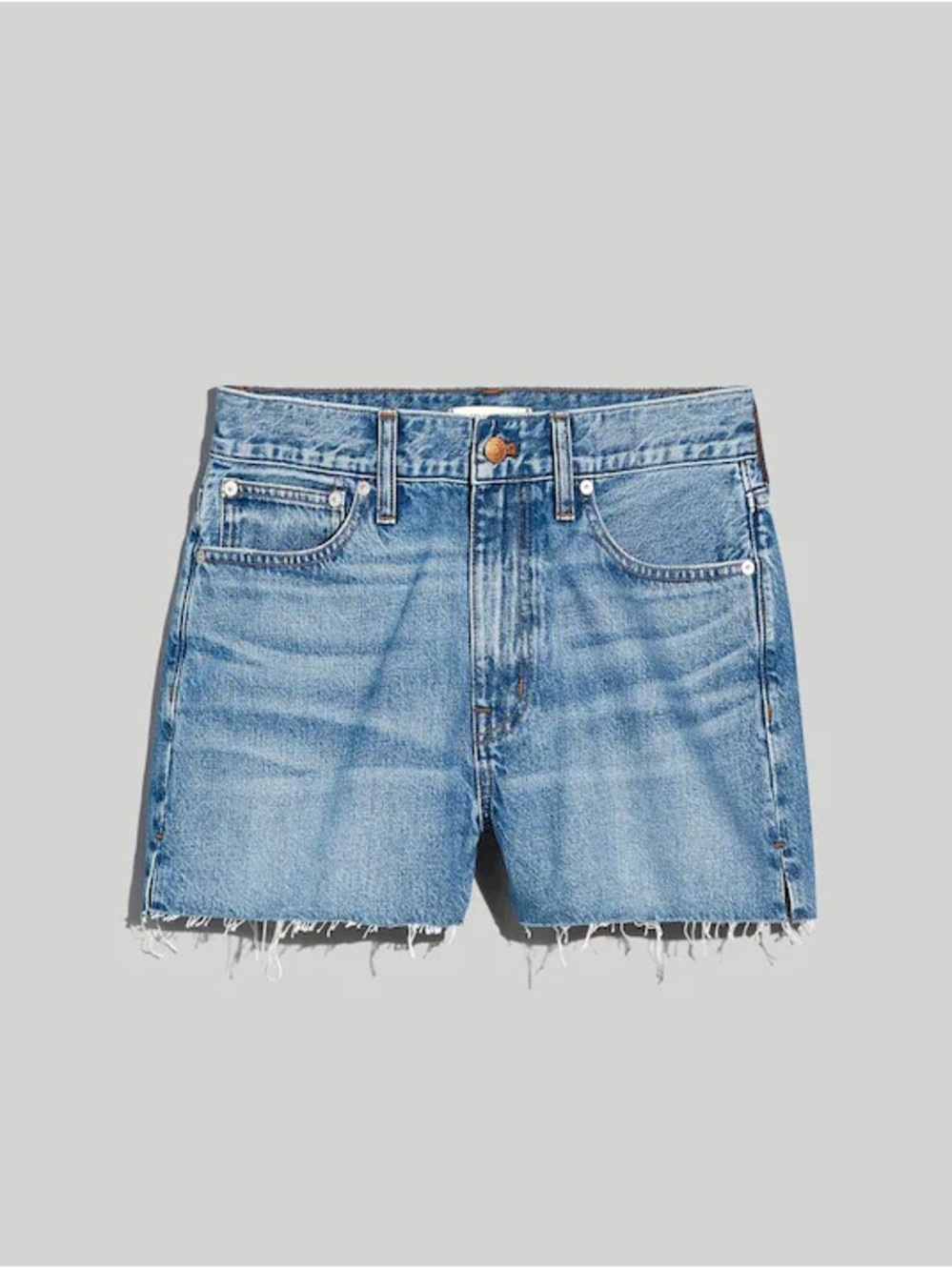 Madewell Light Blue High-Rise Denim Cutoff Shorts EUC